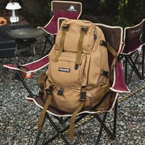 MILSPEC SPEC UP 대용량 40L 등산가방 캠핑 여행용배낭 등산배낭, 카키+파우치