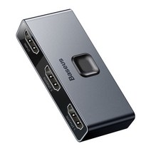 Baseus 4KHD 스위처 2 in 1 out 4K HD 스위치 PS4 TV 박스 PC용 양방향 어댑터 분배기 변환기 HDMI 호환 스위처, 협동사, HD 스위치 번들 1