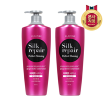 엘라스틴 엘라스틴 실크리페어 샤이닝 골드 컨디셔너 550mlx2개, one color, free