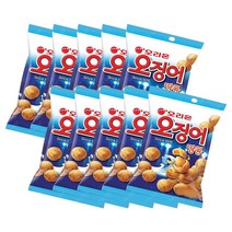 오리온 오징어땅콩 180g 10입 스낵 간식 인기과자
