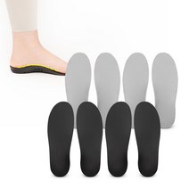 일상공감 건강한 아치깔창 2+2 (총 4쌍), 아치깔창 블랙 L 2쌍+그레이 L 2쌍