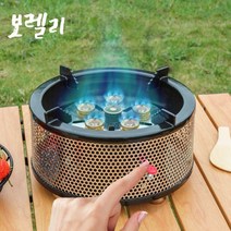 보렐리 최강화력 캠핑용 원형스토브 버너 (전용가방포함), 있음, 1개