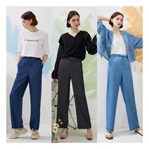 [제이애비뉴] 제이에비뉴 텐셀 와이드 팬츠 3종 MD222F0313PT