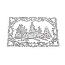 Christmas Winter Metal Cutting Dies Stencil DIY Scrapbooking Album Stamp Paper C, 은