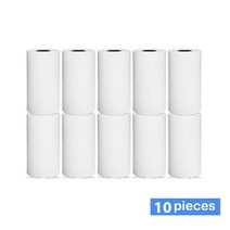 영수증 사진기 감열지 카메라 용지 57x25 Mm 인쇄 라벨 롤 10 롤 모바일 POS 사진 프린터용 금전 등록기 롤링 사무실 문구