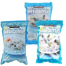 무료배송!! 코스트코 커클랜드 냉동 생새우 908g (50-70 / 31-40 / 21-25 / 11-15) 냉동 흰다리 새우, 아이스박스+드라이아이스