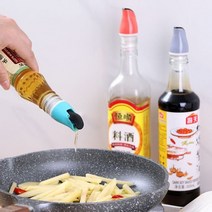 다파요 다용도 소스병 뚜껑 마개 유리 오일병 노즐, 그레이