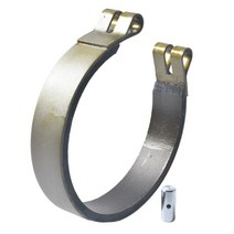 오토바이 평판 트레일러 4인치 Go-Cart ATV 미니 바이크 브레이크 드럼 밴드 및 핀, 한개옵션0