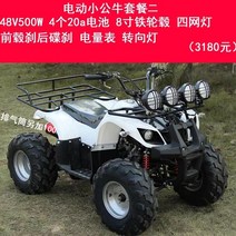 4륜오토바이 4륜오프로드 산악 ATV ATV 4륜 오프로드 오토바이 4륜 구동 전기 큰, 전기 황소 세트 2개