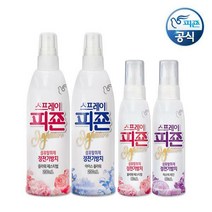 피죤 스프레이 섬유탈취제 200mlx2+80mlx2 정전기방지, 스프레이플라워_200mlx2+80mlx2