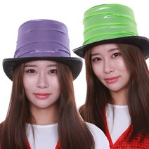칼라 마술사 모자 중절모 페도라 중절 신사 파티 용품, 라임