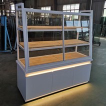 제빵 쇼케이스 진열대 유리 조명 케이크 카페, 화이트등홈스150cmx55Wx160cm높이