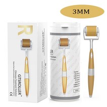 얼굴 피부 관리 탈모 처리를 위한 티타늄 마이크로 바늘 피부 롤러, [09] 3MM, 09 3MM