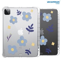 갤럭시탭 언커먼 디자인 에어쉘 투명범퍼 케이스-비니일러스트, 투명(펜수납)