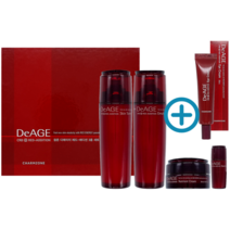 참존 디에이지 레드 에디션 탄력 기초 화장품 3종 세트, 1세트