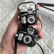 애플 에어팟 3 2 1 프로 3 세대용 3D 카메라 글로우 이어폰 케이스 소프트 실리콘 헤드폰 보호 커버, 03 For Airpods 3, 03 For Airpods 3