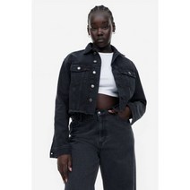 H&M 에이치앤엠 크롭 데님 트러커 자켓 진자켓 128035