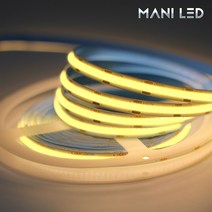 주문제작 COB 면발광 LED바 12V 스트립 플렉시블 줄조명 쇼케이스 진열장, 화이트