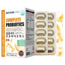 네이처랜드 100억 유산균 보장 컴플리트 프로바이오틱스 30g, 2개, 60캡슐