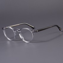 안경테 일본스타일 럭셔리 빈티지 원형 재질 두리 남성유럽 트랜드 유행 블루라이트차단 방안 밀러여성
