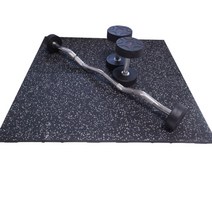 고밀도 EPDM 헬스 바닥매트 20mm 헬스장 고무매트, 고정핀 1개