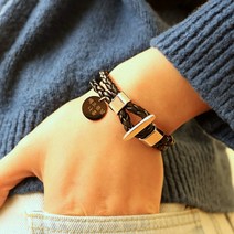 T고리 최상급 천연가죽 팔찌만들기 재료