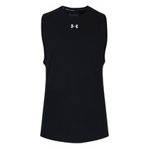 언더아머 언더아머 남성 차지드 코튼 탱크 히트기어 민소매 티셔츠 1351556-001