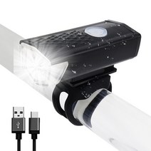 LED경광등 경광봉 신호봉 주차스토퍼 usb 충전식 자전거 빛 mtb 자전거 전면 후면 후면 미등 자전거 안전 경고등 방수 자전거 램프 손전등 6 85, 블랙 프론트 라이트