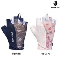 블랙야크 여성 우먼하프글러브 여름 플라워패턴 반장갑 22년