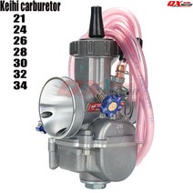 바이크기화기 범용 오토바이 기화기 21 24 26 28 30 32 34mm PWK Carburador 85 110 250 300cc ATV 쿼드, 02 keihi 24