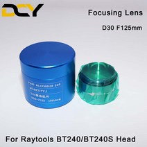 Raytools-파이버 콜리메이터 렌즈 및 초점 D30 F100/125mm 레이툴 파이버 레이저 커팅 헤드 BBT240 0-4KW, 02 D30 F125 Focusing