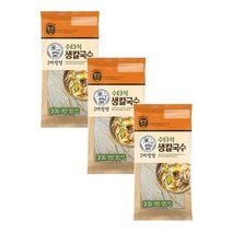 CJ 면요리 즐거운동행 미정당 생칼국수 국수면 간편식 400g 3개 1세트, 2세트