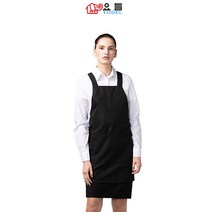 요들 허니체크 앞치마, L