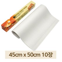 테프론 베이킹 시트 화이트 45 x 50cm 10매 유산지