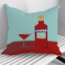패브릭 가죽 인조 소파 CAMPARI 베개 커버 장식 소파 쿠션 케이스 침대 홈 자동차 45*45cm, 02 45x45cm