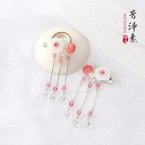 금속 머리핀 비녀꽂는법 메탈핀 고급스러운 엣지매력 단정한머리 자개 엣지있는 일자 심플