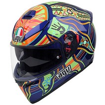 AGV K-3 SV 풀페이스 헬멧-FIVE CONTINENTS (핀락 증정/아시안핏)