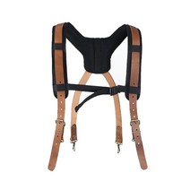 타우피아 X반도 (쿠션형) TP-6012 가죽 패드형 엑스반도 작업멜빵 안전멜빵 다양한 벨트에 결속 베지터블 통가죽 가야라이프