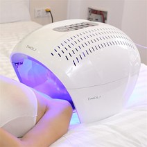 접이식 다채로운 스펙트럼 가벼운 아름다움 장비의 큰 행 LED 빨간색과 파란색 하위 마스크 컬러 조명 기계, 한개옵션0