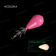 HD피싱 쭈킬 쭈꾸미에자에기 봉돌에기 야광그린 쭈킬봉돌에기 쭈꾸미 문어 갑오징어봉돌에기 10호 12호 14호 16호, 야광핑크