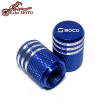 슈퍼 soco cpx cumini cux tc 50 tc max 방랑자 tcmax ts 50 2019 2020 2021 2022 타이어 밸브 캡 오토바이 액세서리 슈퍼쏘코TC, 푸른