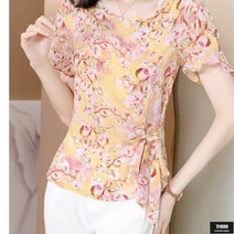 가바바 여성 빅사이즈 블라우스 웜톤 취향저격인 캐주얼셔츠 5XL까지 G69570