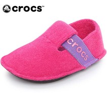 크록스 키즈 클래식 슬리퍼 K 205349-6X0 캔디 핑크