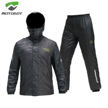 Motoboy 탑 판매 오토바이 타고 비옷 세트 비옷 rainpants 분할 남성과 여성의 얇은 반사 방수 의류, XXXL_CHINA, 02 RN02-Black