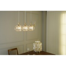 [빛나조명] 빅뱅 크리스탈 3등 펜던트(전구 별도) 크리스탈조명 식탁등