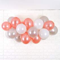 파티짱 벌룬클라우드 DIY 20세트 30세트 생일 파티 할로윈 크리스마스 풍선, 클립KIT_로즈골드실버20세트