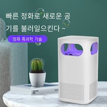 공기청정기 살균 음이온 소형 포름알데히드 제거, 흰색