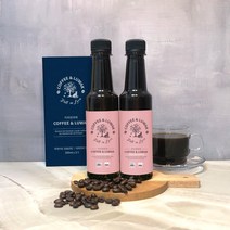 커피엔루왁 루왁커피 사향고양이 드립 커피 원두 선물 세트, 선물세트 더치(250ml) 4p set, 선물케이스
