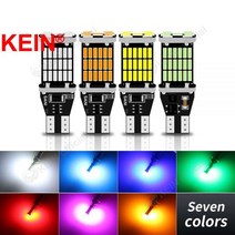KEIN 2PCS T15 Led 전구 W16W WY16W 921 45SMD 4014 라이트 자동차 턴 시그널 백업 테일 리버스 램프 DRL DC12V 화이트 292016, Pink Purple