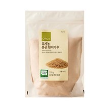 ORGA 집밥 유기농 볶은현미가루 (250g) 제사 명절 아이들간식 자취 건강식 전 부침개 튀김, 6개